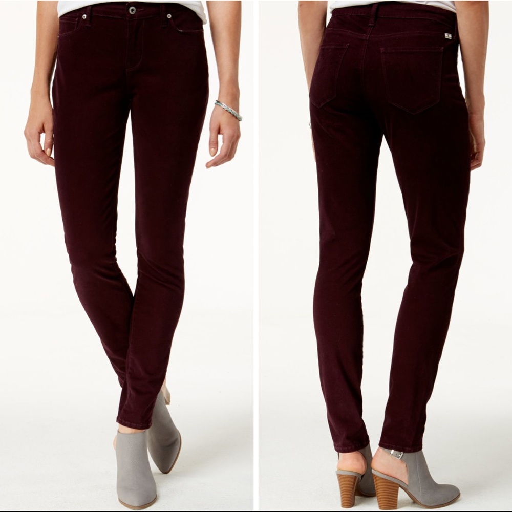 Low Rise Purple Velvet Jegging Jean // Lucky Brand